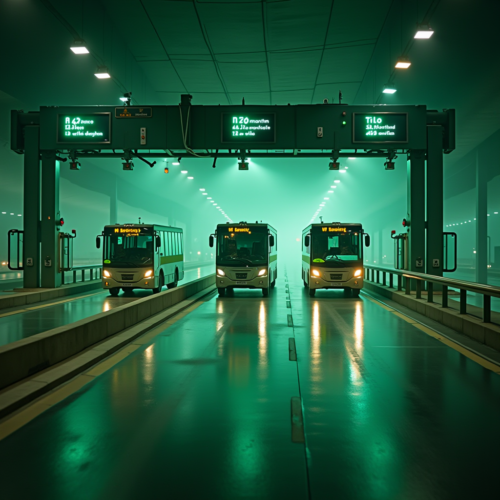 M50 Toll Flow - Electronic toll collection system for M50 motorway in Ireland, featuring emerald green branding with modern corporate design